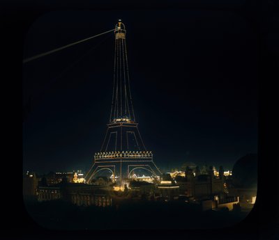 Paris Exposition: Eiffel Tower, 1900 by French Photographer